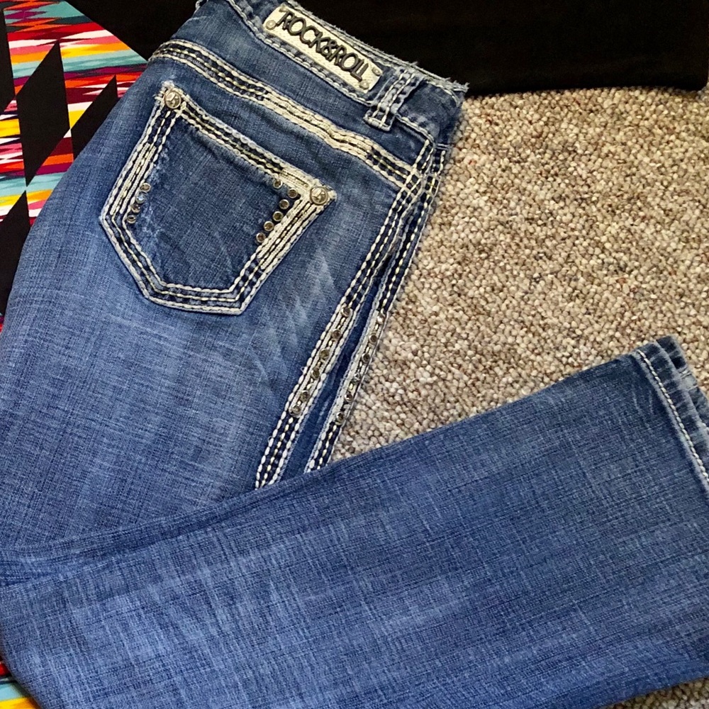 Rock and roll cowgirl jeans